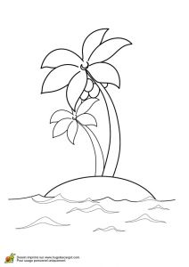 Dessin Coloriage Palmier Un Coup De Crayons De Couleurs Embellira Ce Dessin D Un Lot Désert
