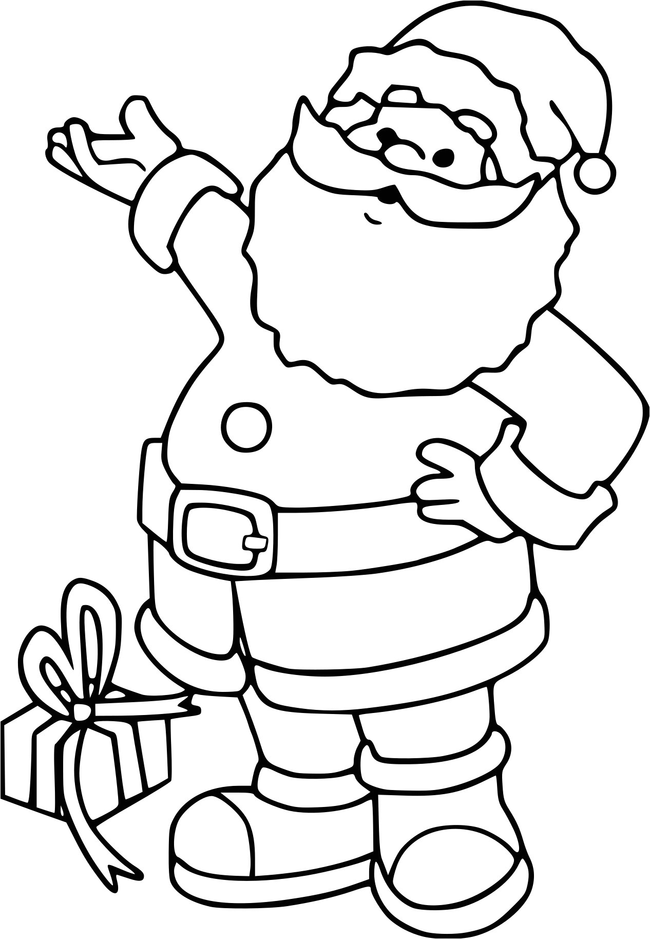 Dessin Coloriage Papa Noel Unique Coloriage A Imprimer Papa Noel