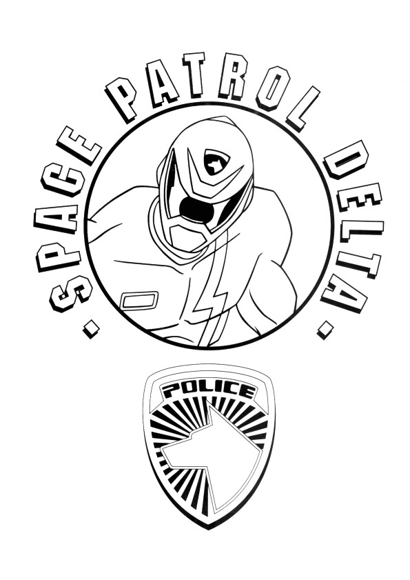 Dessin Coloriage Tank Coloriage Pour Enfant Un Dessin Du Ranger Rouge Et De son Badge