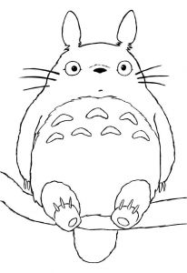 Dessin Coloriage totoro totoro Coloring Page toys Technology and Geekery