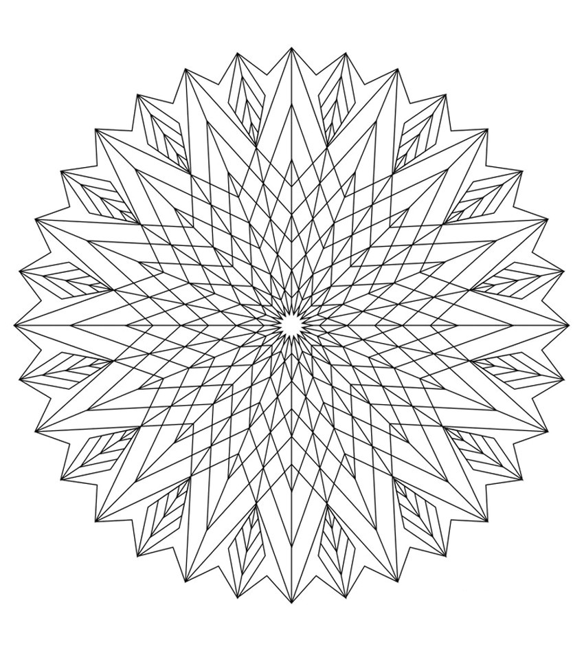 Dessin De Coloriage Rosace Coloriage   Imprimer Gratuit Rosace Meilleures Idées Coloriage