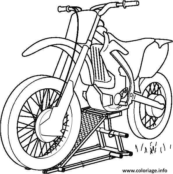 Dessin Motocross Coloriage Coloriage Motocross 50 Jecolorie