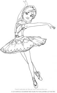 Felicie Ballerina Coloriage Coloriage De Félicie Ballerina