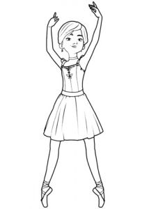 Felicie Ballerina Coloriage Félicie Milliner From Leap Movie Coloring Page Leap