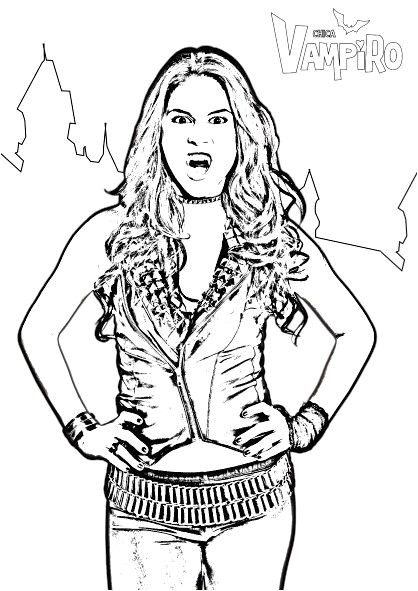 Gulli.fr Coloriage Chica Vampiro Coloriage Chica Vampiro Coloring Page Chica Vampiro