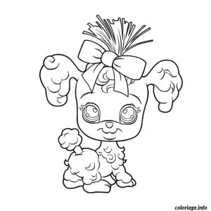Jeux De Coloriage De Petshop Coloriage Chien Pet Shop Dessin