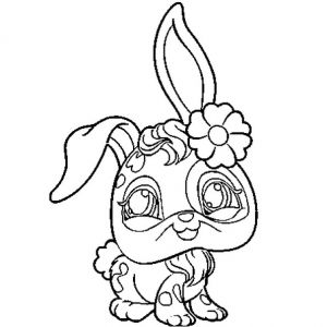 Jeux De Coloriage De Petshop Coloriage Lapin Pet Shop En Ligne Gratuit Imprimer