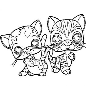 Jeux De Coloriage De Petshop Coloriage Pet Shop Chats En Ligne Gratuit Imprimer