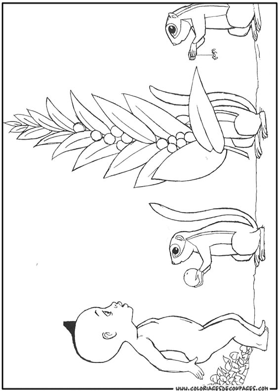 Jeux De Coloriage Kirikou Kirikou Coloriage 1   Colorier Les Coloriages Et Dessin   Imprimer