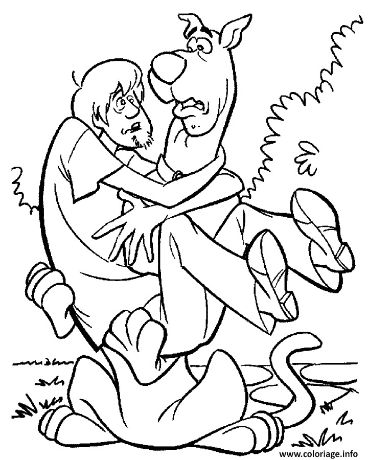 Jeux De Coloriage Scoubidou Coloriage Sammy Rogers Sur Scooby Doo Dessin