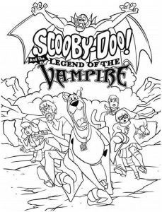 Jeux De Coloriage Scoubidou Scooby Doo Vampire Coloring Pages Cartoon Pinterest