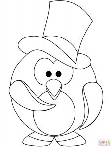 Jeux De Tux Paint Coloriage Penguins Coloring Pages