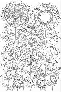Livre Coloriage Adulte Fleur Scandinavian Coloring Book Pg 31 Colouring Pages