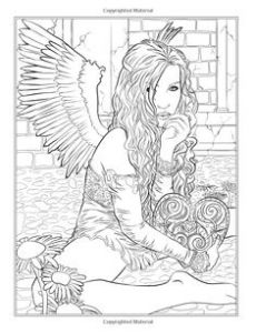 Livre Coloriage Ballerina Mask Carnival Fantasy Coloring Pages Colouring Adult Detailed