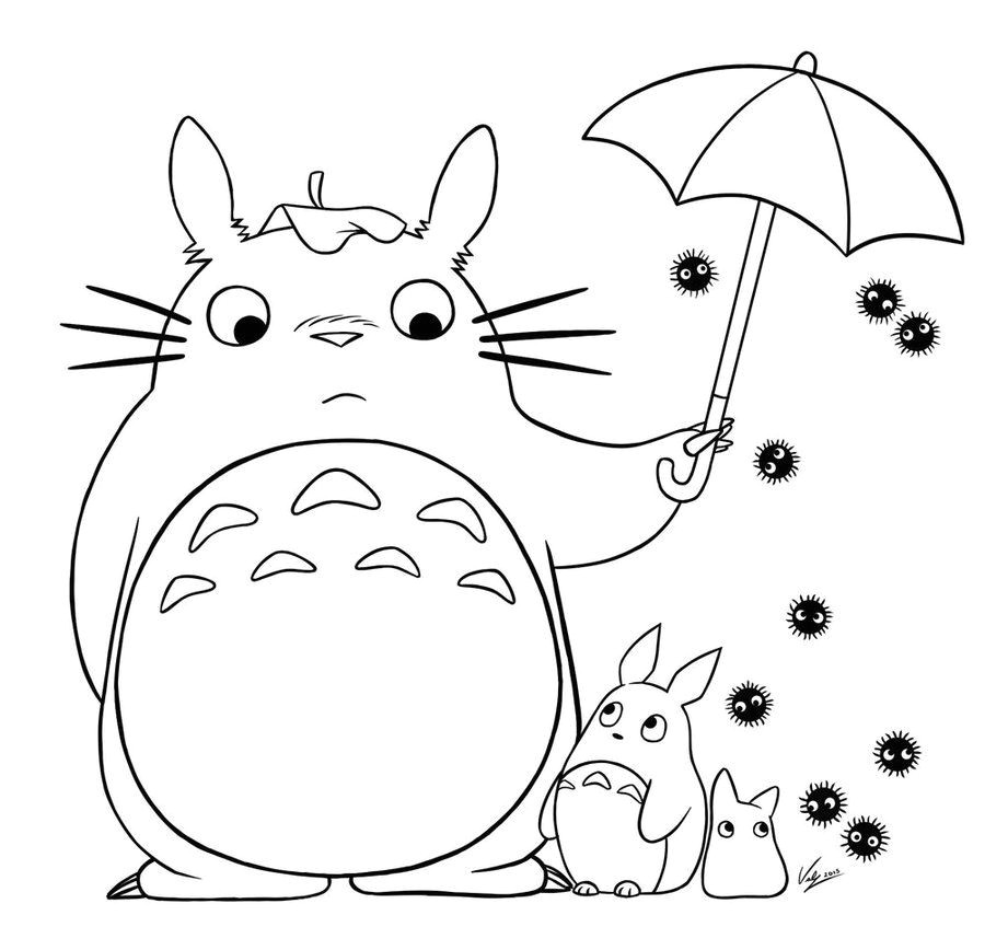 Livre Coloriage totoro Coloring totoro Coloring Pages Coloring Sheets
