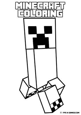 Livre De Coloriage Minecraft Printable Minecraft Coloring Creeper Create Your Own Minecraft