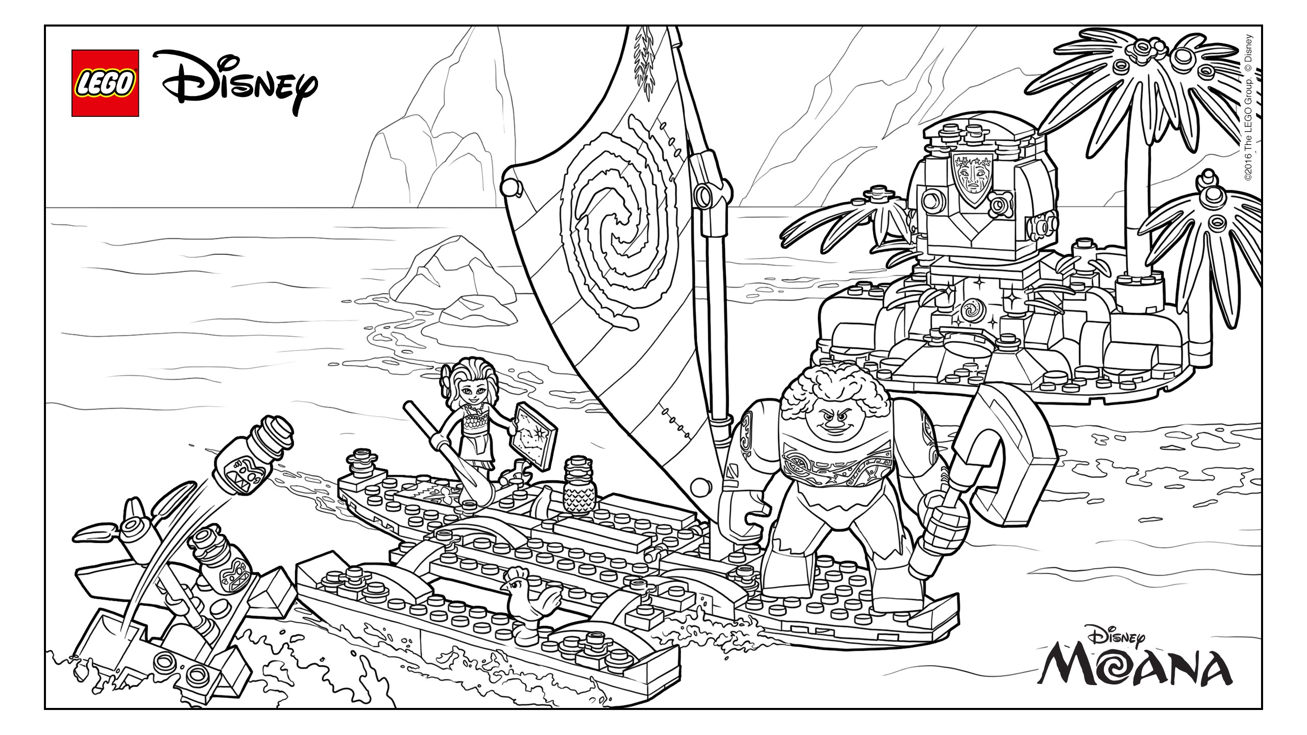 Livre De Coloriage Vaiana Vaiana Moana Lego Disney Coloriage Va¯ana La Légende Du Bout Du