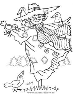 Macha W Dob Coloriage 86 Best L épouvantail Images On Pinterest