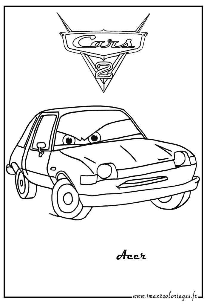 Malette De Coloriage Cars Enchanting Coloriage Cars 2 Page 12 Model Coloring Paper