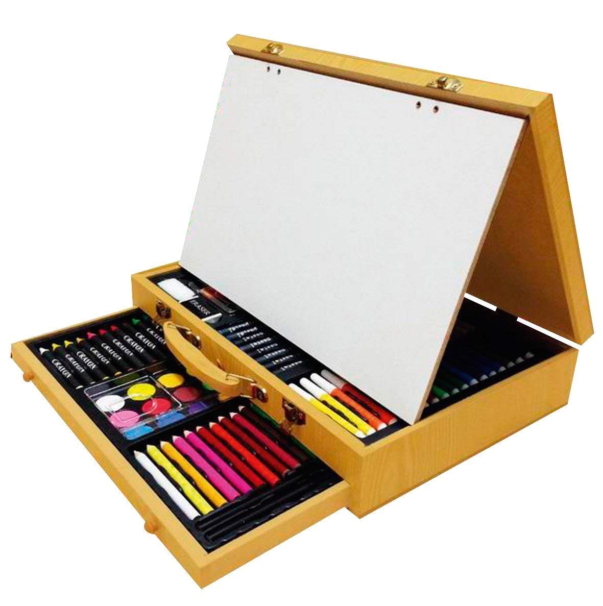 Malette De Coloriage En Bois Akor Ap113m Malette Dessin Peinture 112 Pi¨ces Amazon