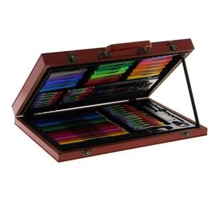 Malette De Coloriage En Bois Malette De Crayons A Dessin Achat Vente Pas Cher