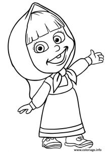 Masha Et Michka Coloriage En Ligne Coloriage Masha Et Michka Voila Dessin