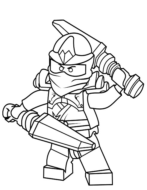 Ninjago Ninja Vert Coloriage Coloriage Et Dessin De Ninjago   Imprimer
