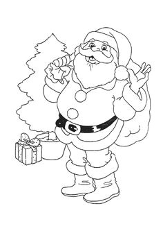 Papa Noel Image Coloriage Un Dessin   Colorier De Deux Enfants Qui S Amusent Avec Le Bonhomme