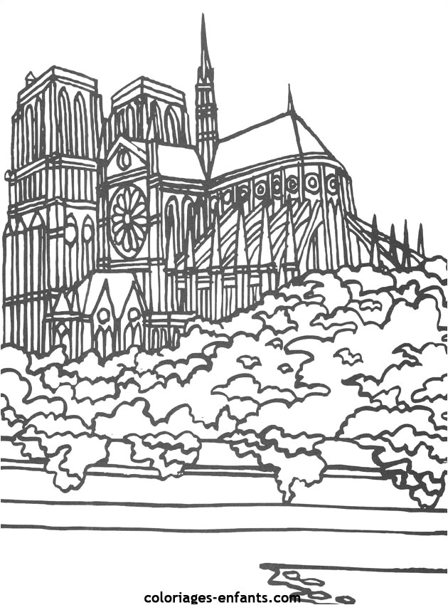Rosace Notre Dame De Paris Coloriage Coloriage Rosace Notre Dame De Paris