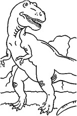 Tyrannosaure Dessin Coloriage Coloriage Tyrannosaure Rex En Ligne Gratuit   Imprimer