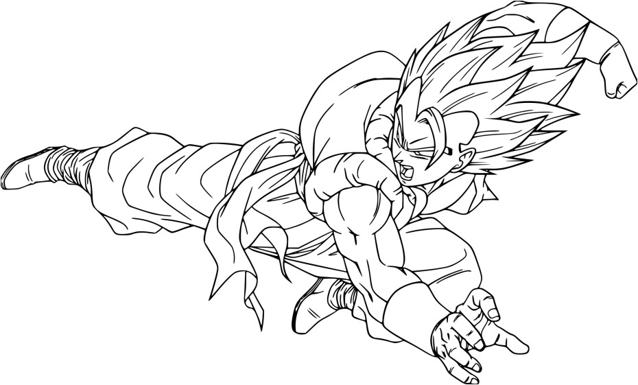 Album Coloriage Dragon Ball Z Coloriage Dragon Ball Z Go A à Imprimer Sur Coloriages Fo