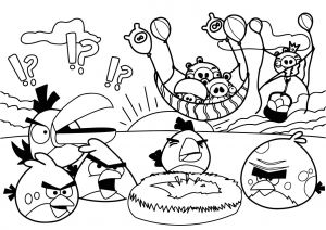 Angry Birds Coloriage Gratuit Angry Birds Coloring Pages
