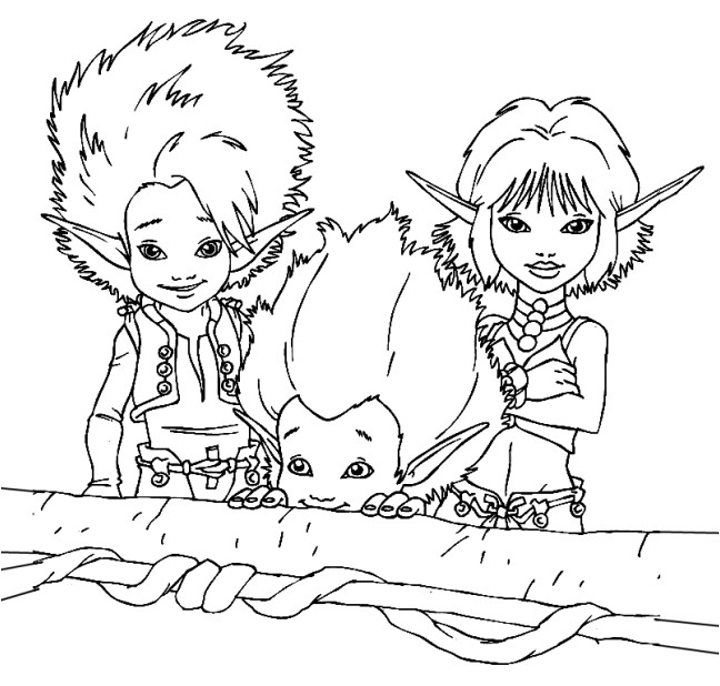 Arthur Et Les Minimoys Coloriage A Imprimer Coloriage A Imprimer Arthur Et Les Minimoys Selenia Et