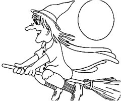 Balai De sorcière Coloriage Pin Coloriage Panneaux De On Pinterest