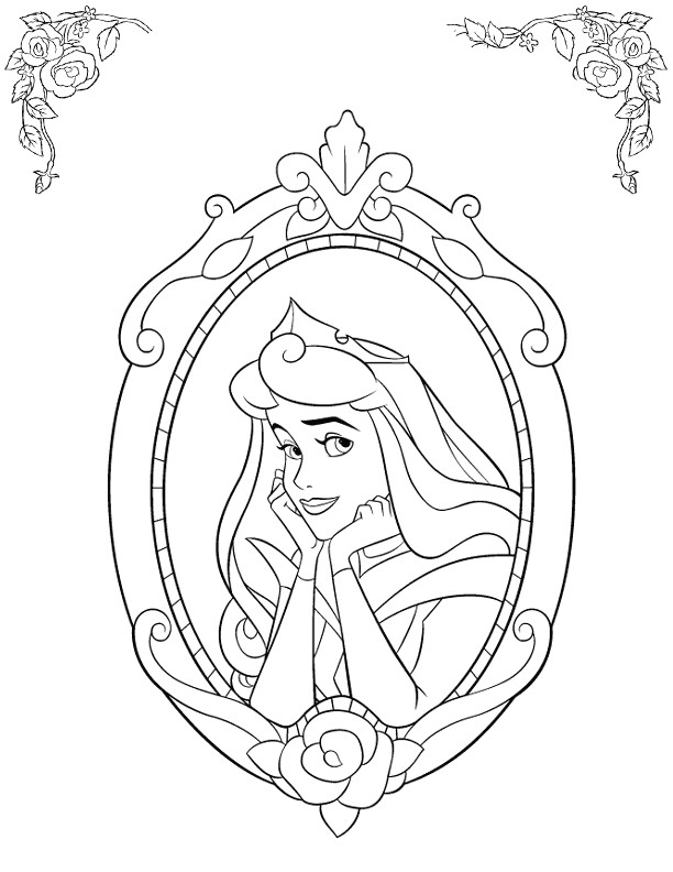 Belle Au Bois Dormant Coloriage A Imprimer Coloriage A Imprimer La Belle Au Bois Dormant Portrait