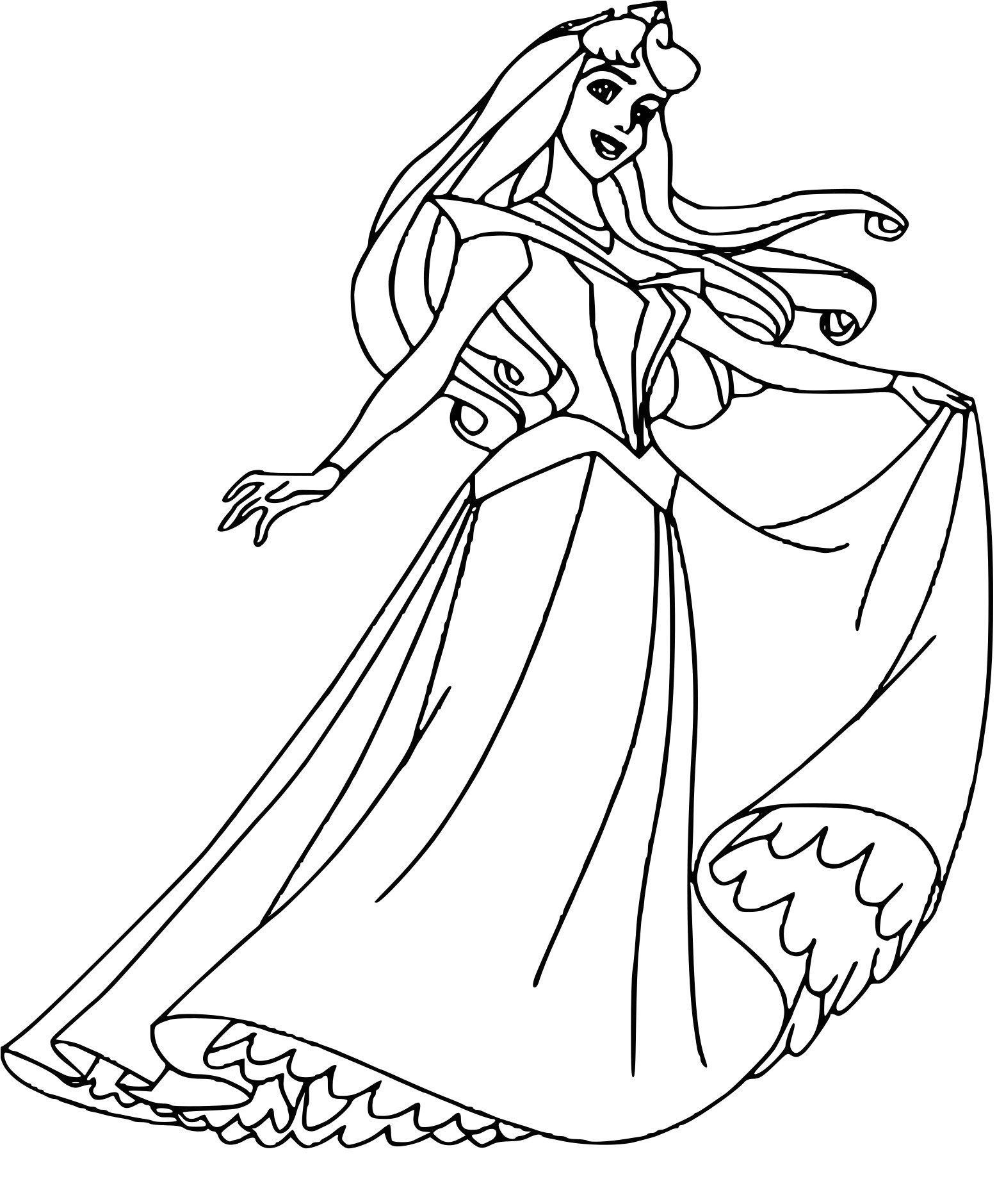 Belle Au Bois Dormant Coloriage A Imprimer Coloriage Belle Au Bois Dormant Disney