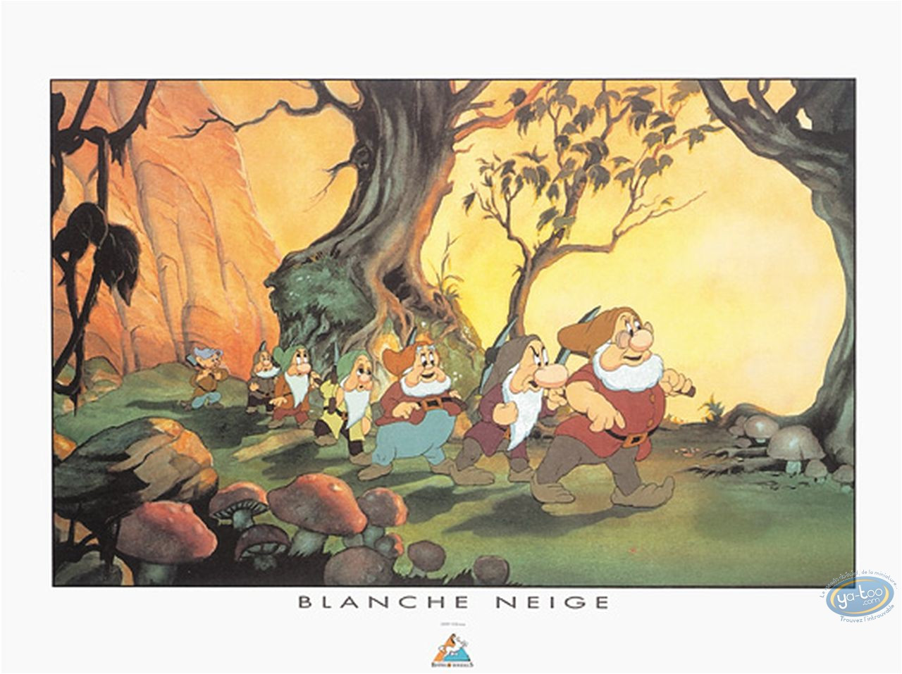 Blanche Neige 7 Nains Coloriage Affiche Fset Blanche Neige Les 7 Nains Disney
