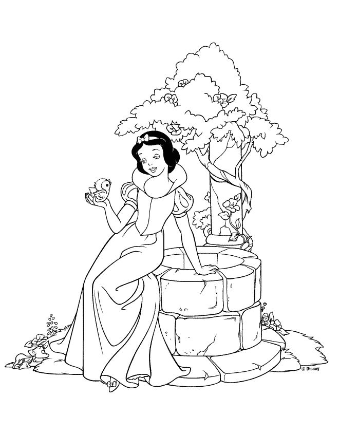 Blanche Neige 7 Nains Coloriage Cration Voir Le Dessin Coloriage Imprimer Personnages