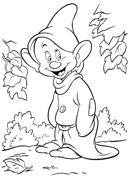 Blanche Neige 7 Nains Coloriage Disney Dwarf Cartoon Coloring Pages Coloriages