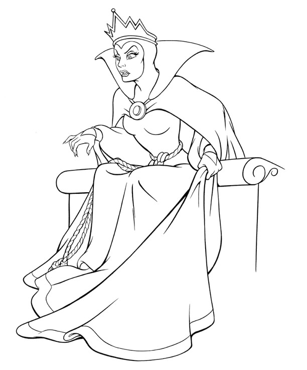Blanche Neige Coloriage A Imprimer Coloriage Blanche Neige