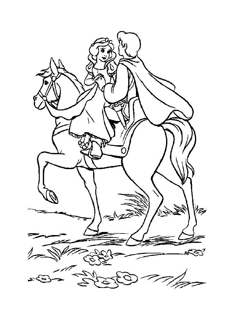 Blanche Neige Coloriage A Imprimer Coloriage Blanche Neige Sept Nains Imprimer