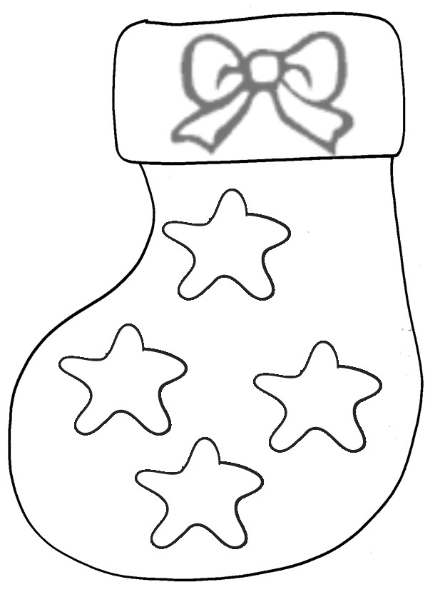 Botte De Noel Coloriage Coloriage D Une Coloriage Botte De Noël étoiles Noel