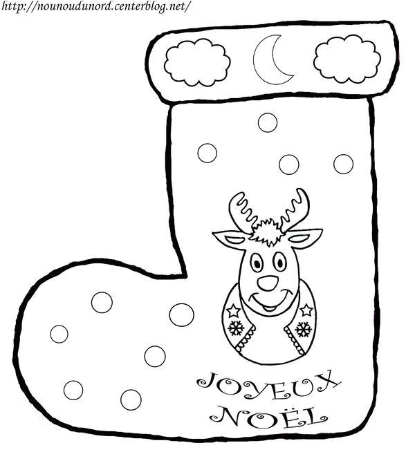 Botte De Noel Coloriage Coloriage Noel Bottes