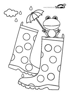 Bottes De Pluie Coloriage 71 Meilleures Images Du Tableau Pluie