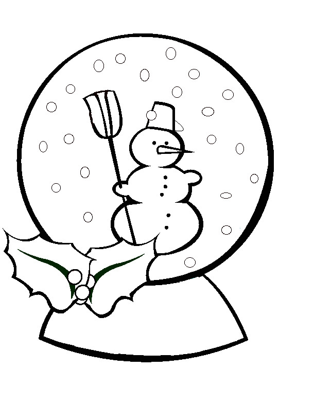 Boule De Neige Coloriage Coloriage De Boule De Neige De Noel Ohbqfo