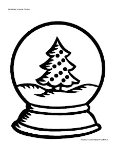 Boule De Neige Coloriage Le Coin Des Petits