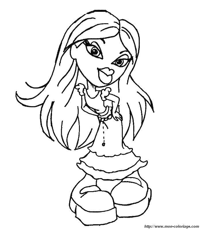 Bratz Coloriage A Imprimer épinglé Par Géorgina Kincaid Sur Coloriages Dessins Animés