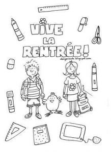 C Est La Rentrée Coloriage C Est La Rentree