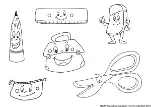 C Est La Rentrée Coloriage Coloriage Pour La Rentrée Créapassions