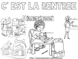 C Est La Rentrée Coloriage Coloriage Rentrée Maternelle Les Beaux Dessins De Autres
